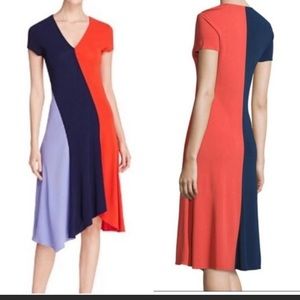 Tory Burch Color Block Fit n Flare Dress